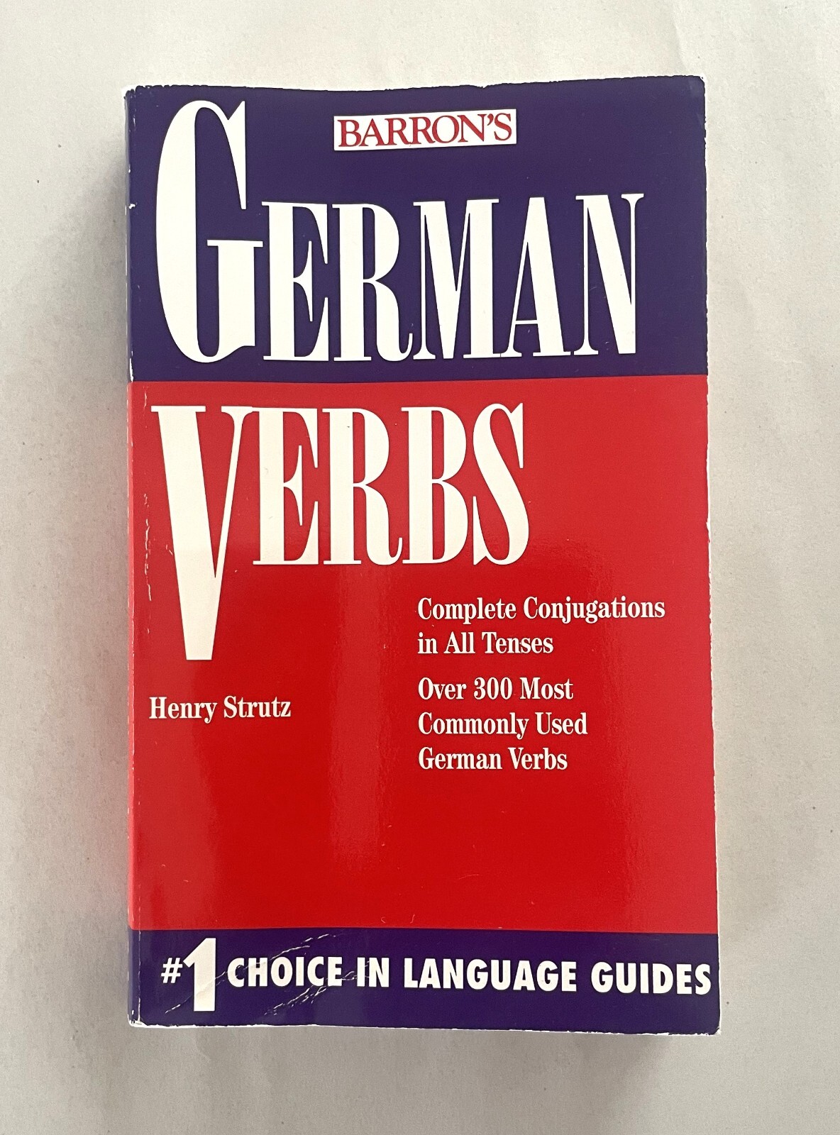 Barron’s German Verbs – Henry Strutz Paperback
