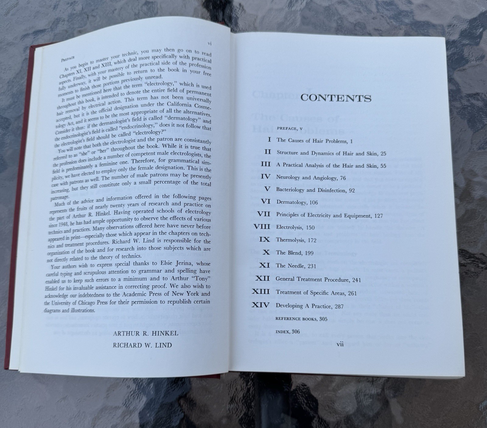 Electrolysis, Thermolysis and The Blend: Rare Textbook Vtg Hinkel and Lind
