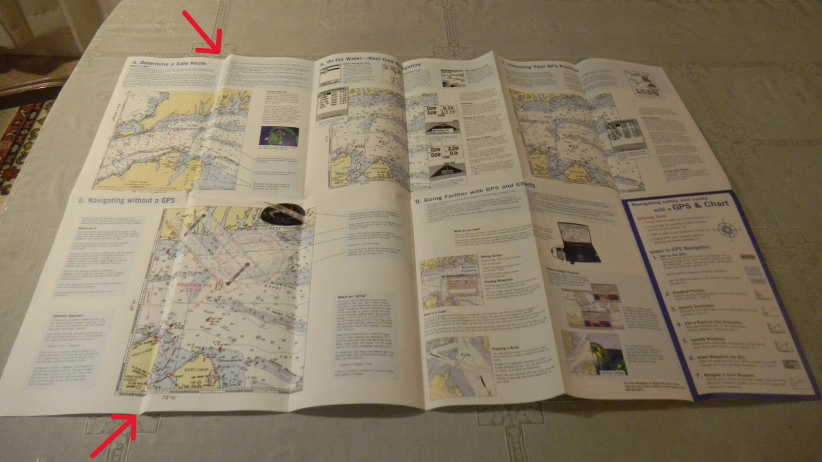 Maptech “How To Use GPS With Charts” Navigation Training Waterproof Chart 2021