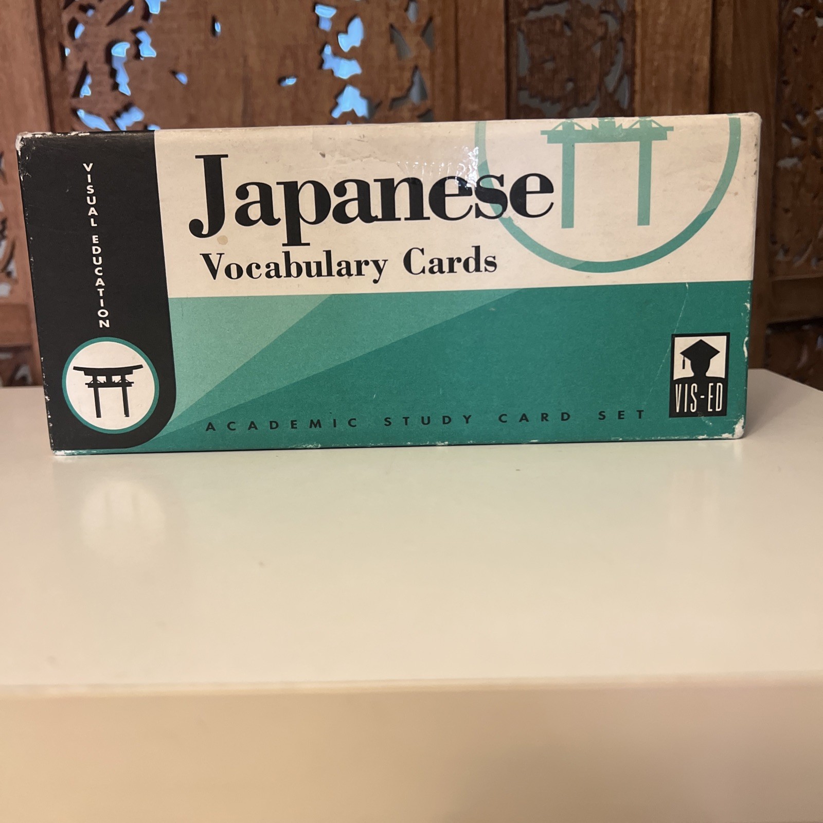 Japanese Vocabulary Flashcards By VIS-ED 1000 Words Academic Study Set