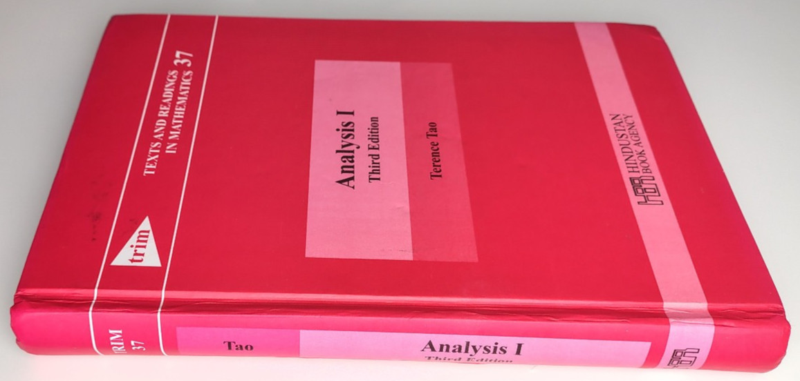 Analysis I, Texts and Readings in Mathematics by Terence Tao (Hardcover, 2014)