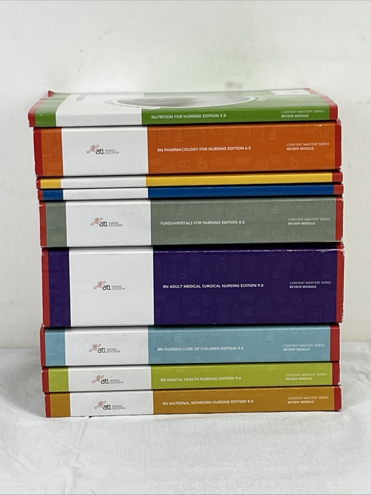 ATI RN CONTENT MASTERY SERIES REVIEW MODULE NURSING ATI 2013 9 books