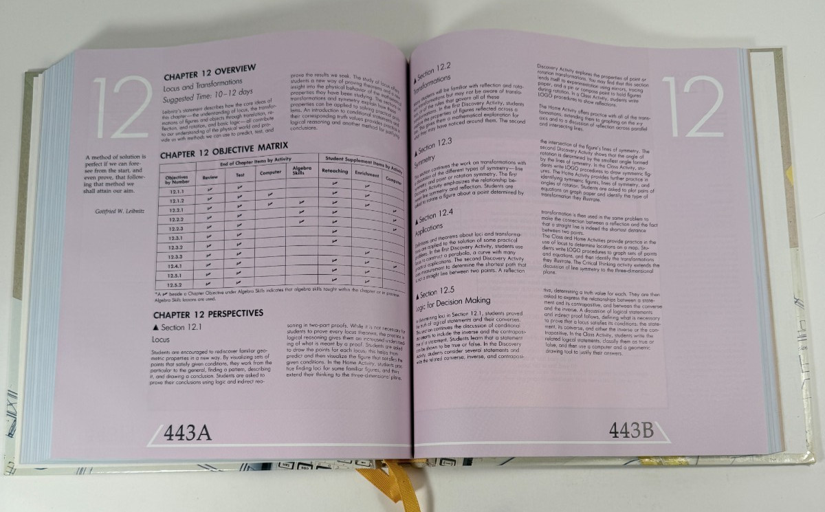 South Western Geometry for Decision Making 1992 Teacher Bundle 0538615737