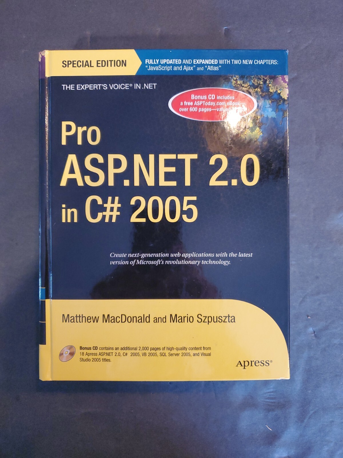 Pro ASP. NET 2. 0 in C# 2005 includes sealed CD