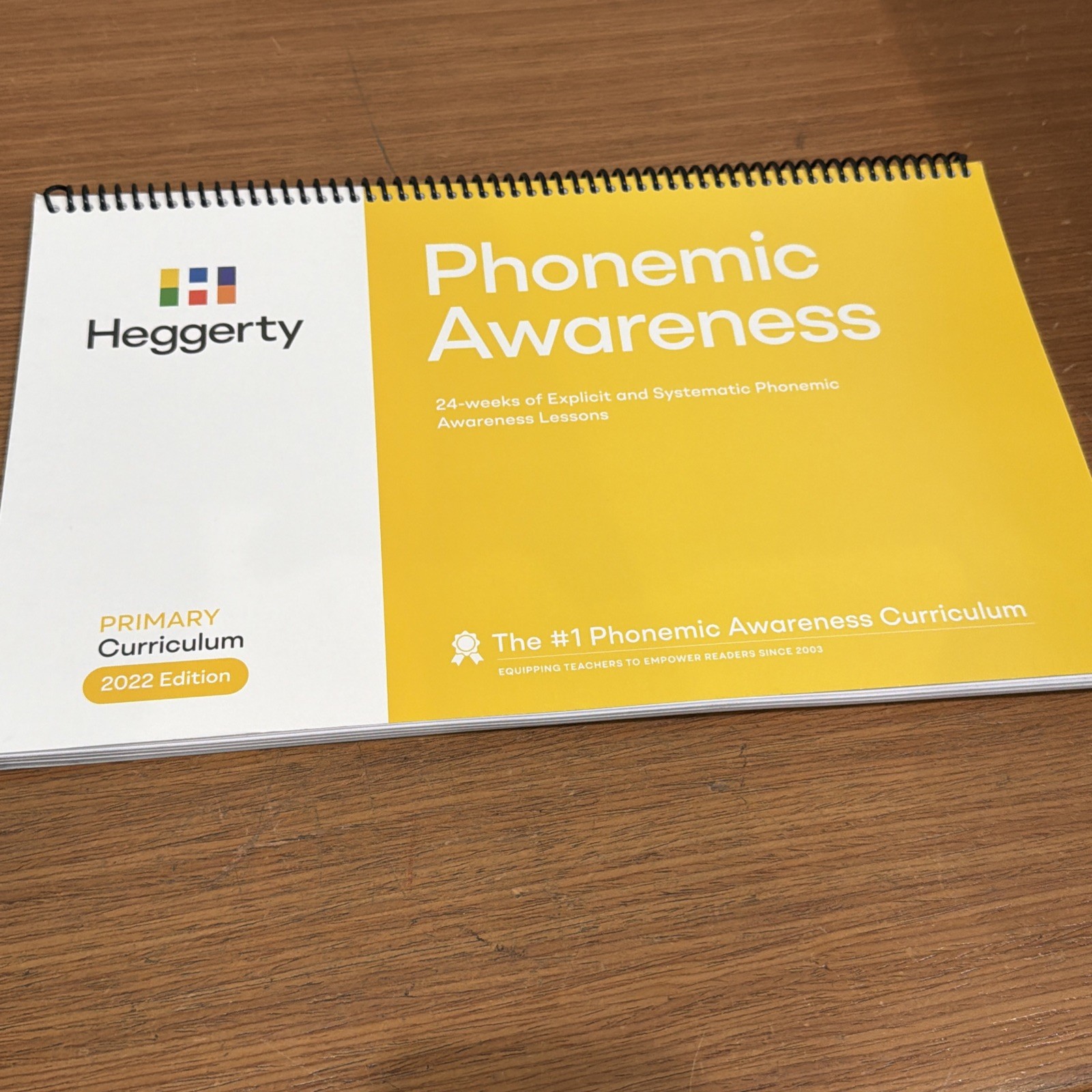 Heggerty Phonemic Awareness PRIMARY Curriculum 2022 Edition UNUSED