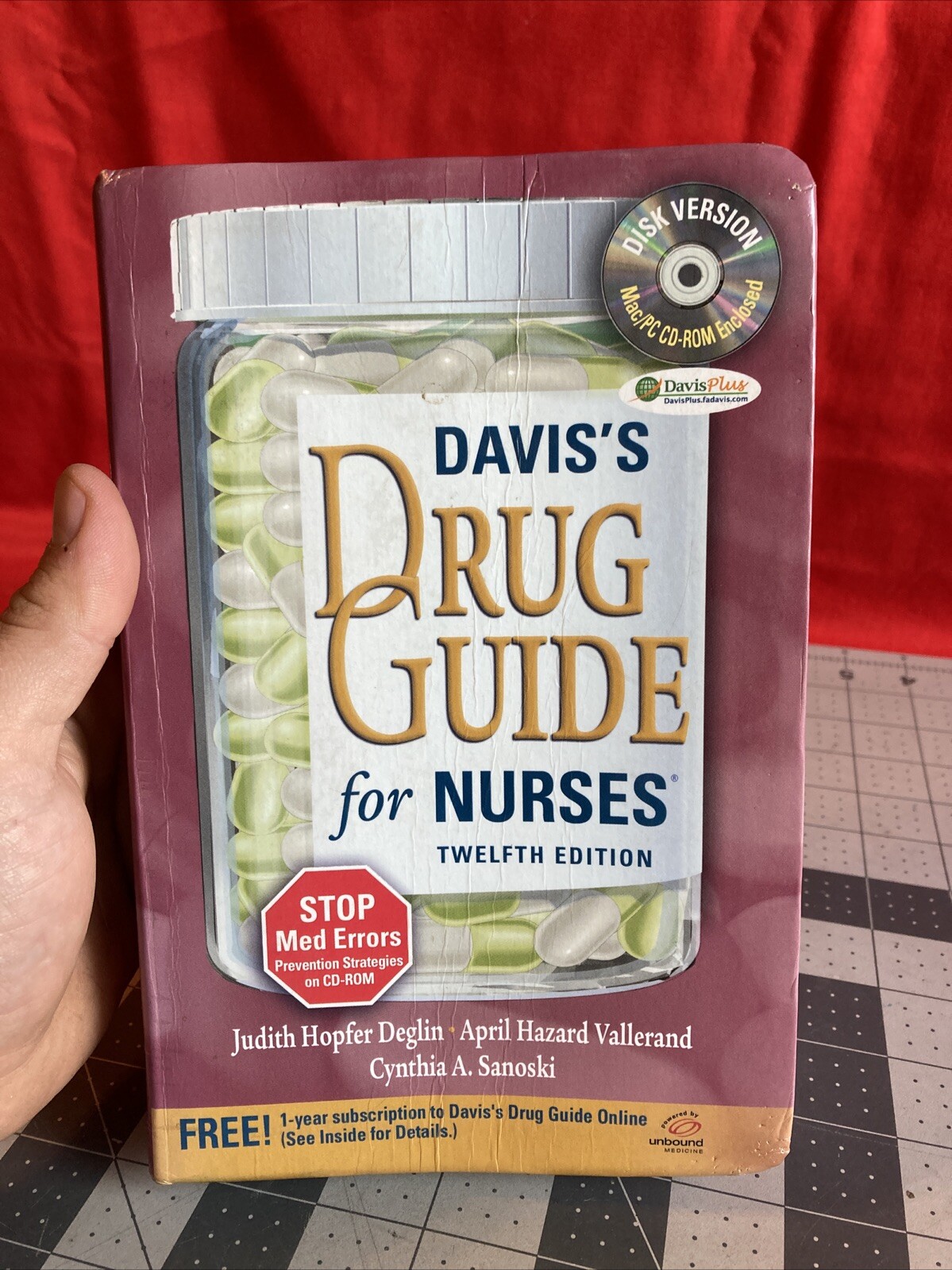 2011 Davis’s Drug Guide For Nurses Twelfth Edition Hardcover Book