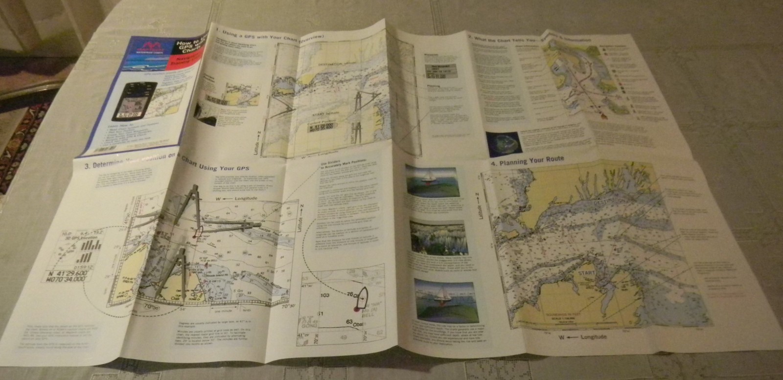 Maptech “How To Use GPS With Charts” Navigation Training Waterproof Chart 2021
