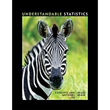 UNDERSTANDABLE STATISTICS: CONCEPTS AND METHODS (AP By Charles Henry Brase VG