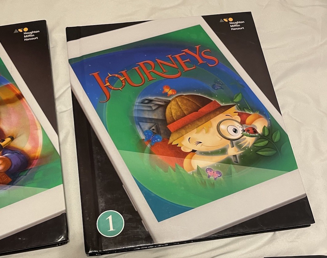 Journeys Grade K-2 Student 6 book set 2017 HC Houghton Mifflin Homeschooling