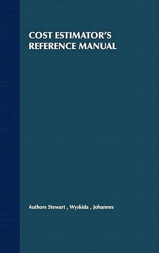 Cost Estimator’s Reference Manual