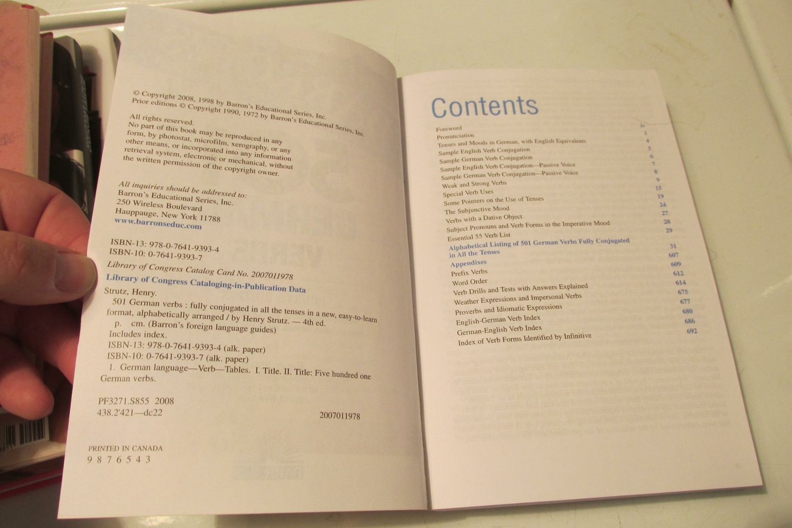 501 Verb: 501 German Verbs by Henry Strutz (2007, Paperback)
