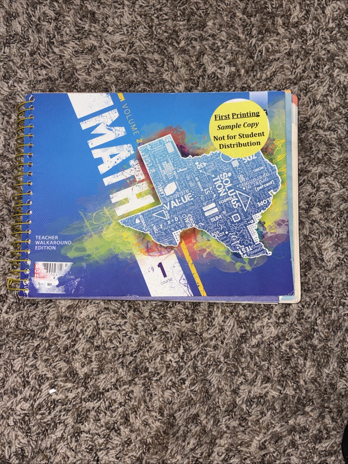 Homeschool Math Course Volume 2 Teacher Walkaround Edition McGraw Hill 2015