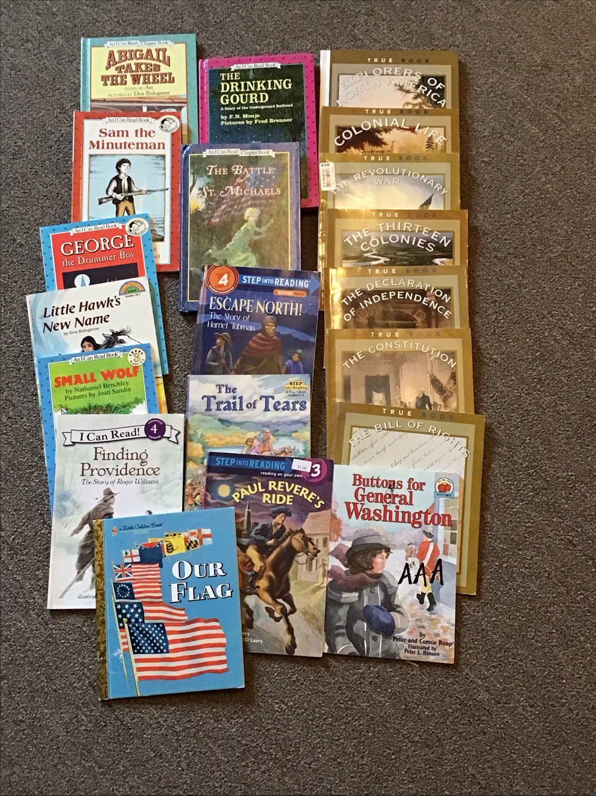 Lot 20 I Can Read It and True Book American History Readers Homeschool