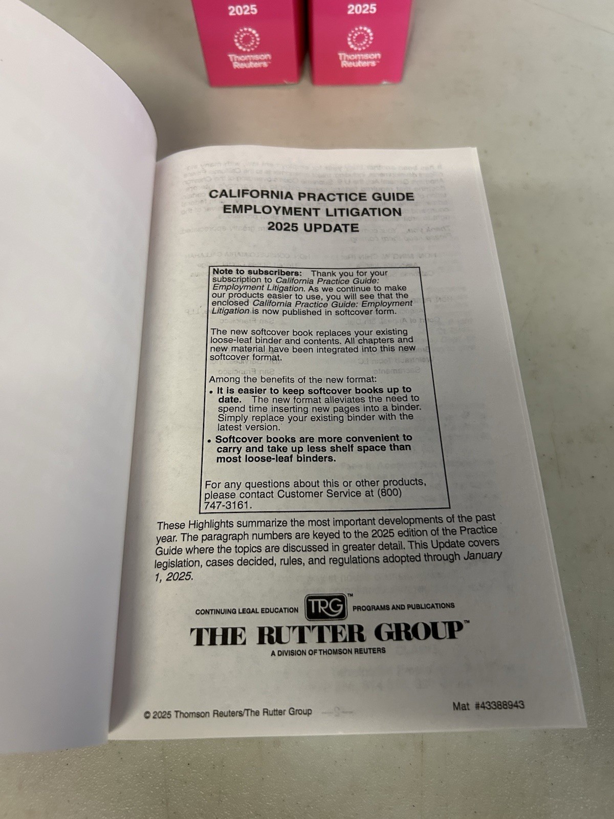 California Practice Guide Employment Litigation 2025 Rutter Group