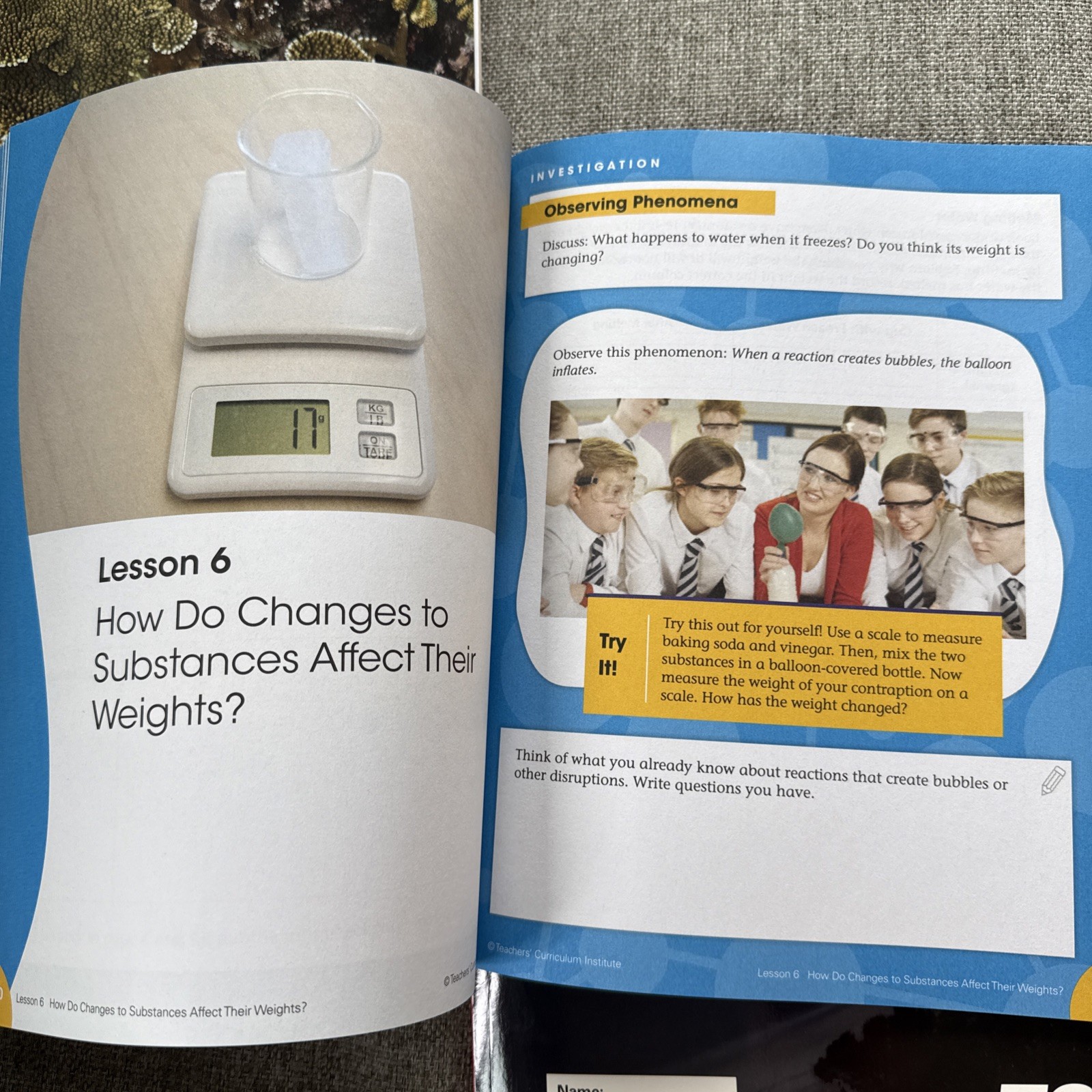 NEW! Bring Science Alive! Grade 5 Units 1-4 Science Journals Curriculum