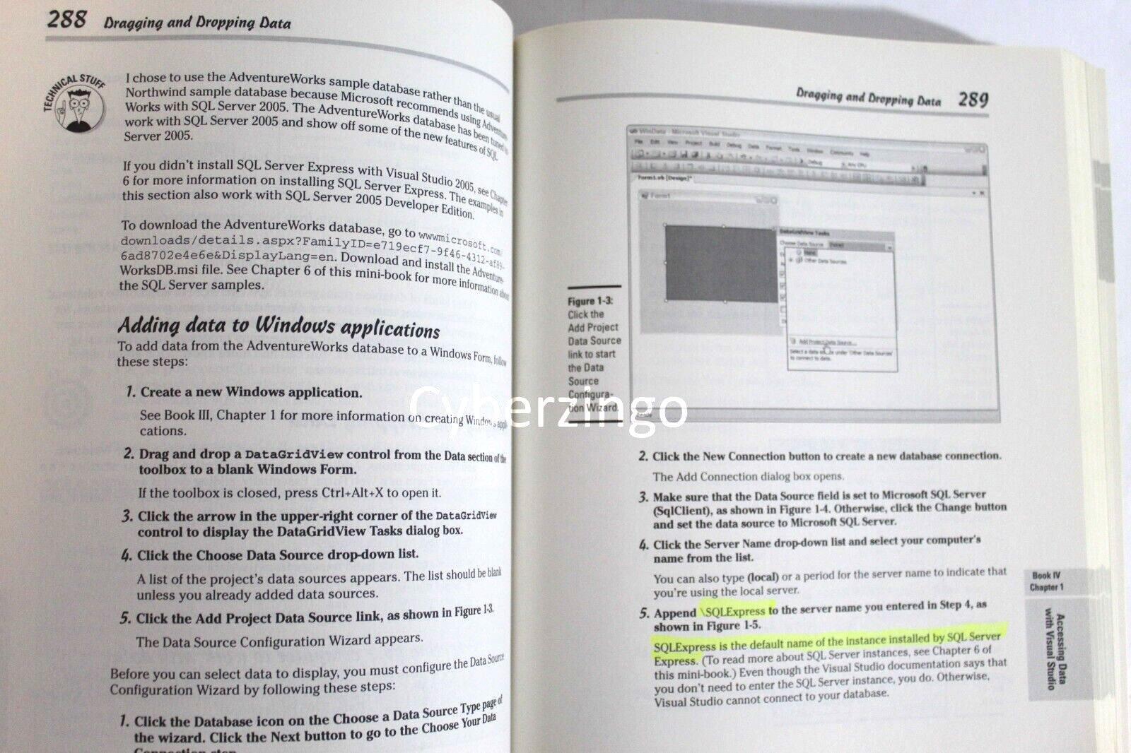 Visual Studio 2005 For Dummies Vintage 2007 PREOWNED