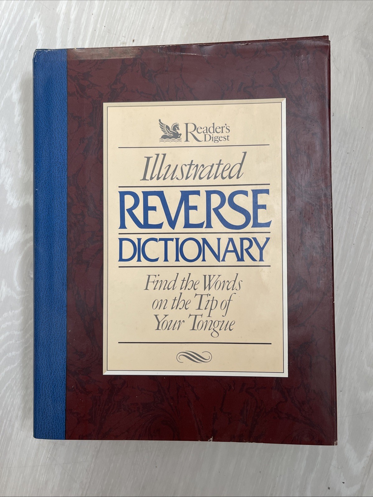 Illustrated Reverse Dictionary Readers Digest 1990