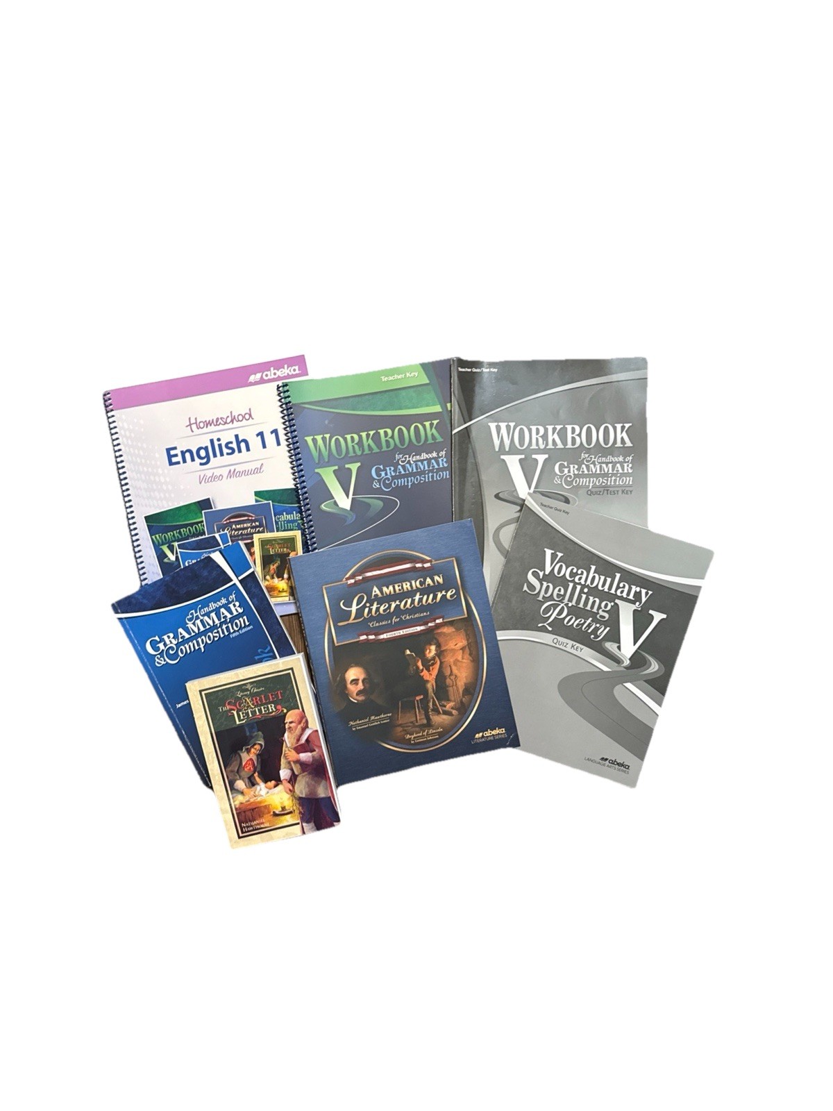 ABeka 11th grade Kit CURRICULUM English 11 Literature Grammar Vocab Set