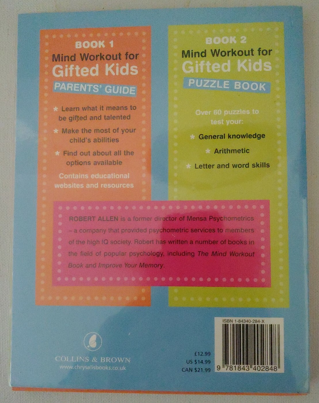 Mind Workout for Gifted Kids by Allen, Robert Book The Fast Free Shipping