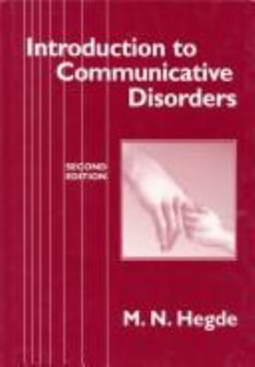 Introduction to Communicative Disorders Hardcover M. N. Hegde