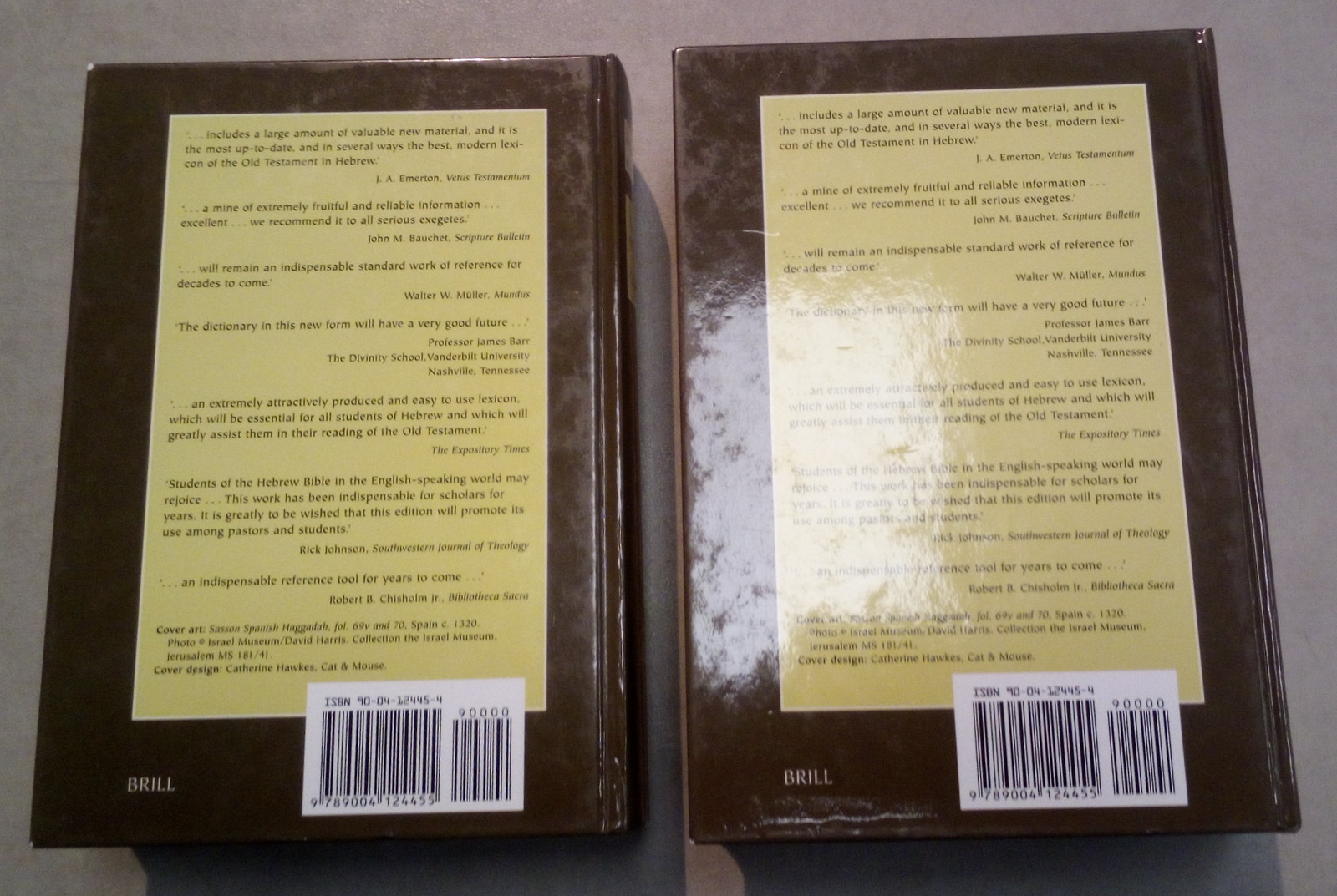 Hebrew & Aramaic Lexicon of Old Testament (2-Volume Set) Koehler & Baumgartner