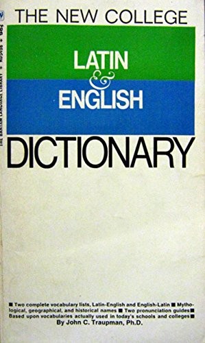 BANTAM NEW COLLEGE LATIN/ENGLISH DICTIONARY By John Traupman Excellent Condition
