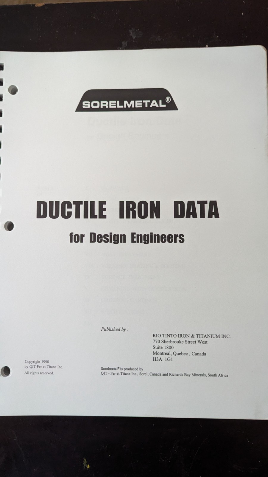 Ductile Iron Data for Design Engineers