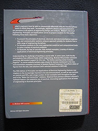 Principles and Applications of Electrical Engineering [Dec 13, 2005] Rizzoni, ..