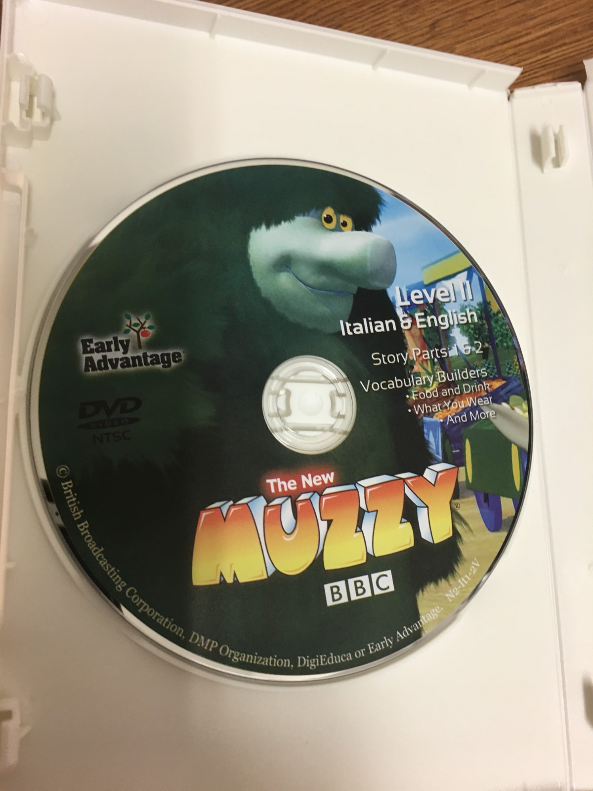 MUZZY BBC Children’s Language Course – Italian LEVEL II 3 DVDs Tested Work