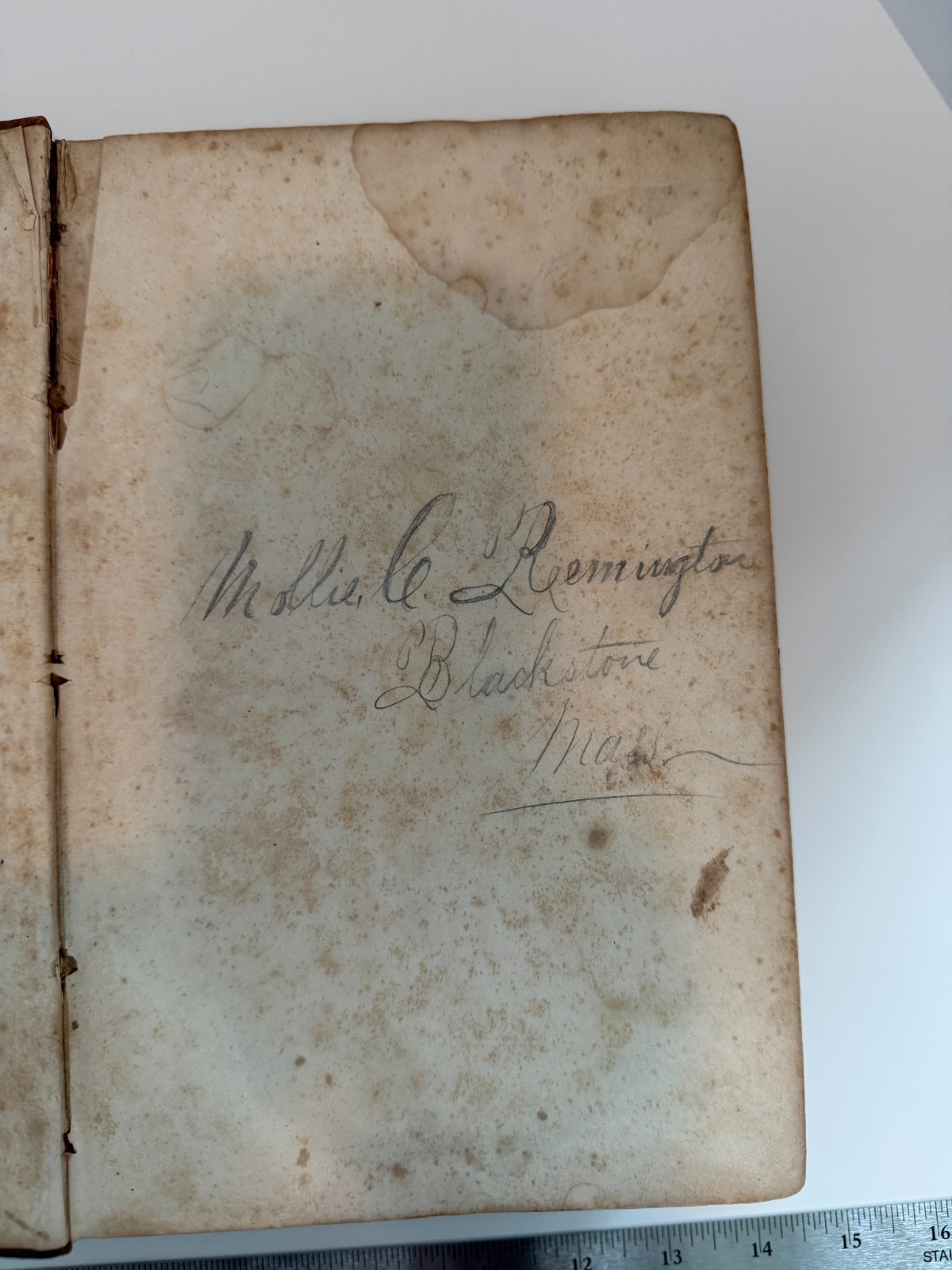 Vintage 1846 Websters Dictionary Rare Piece of History for Book Collectors