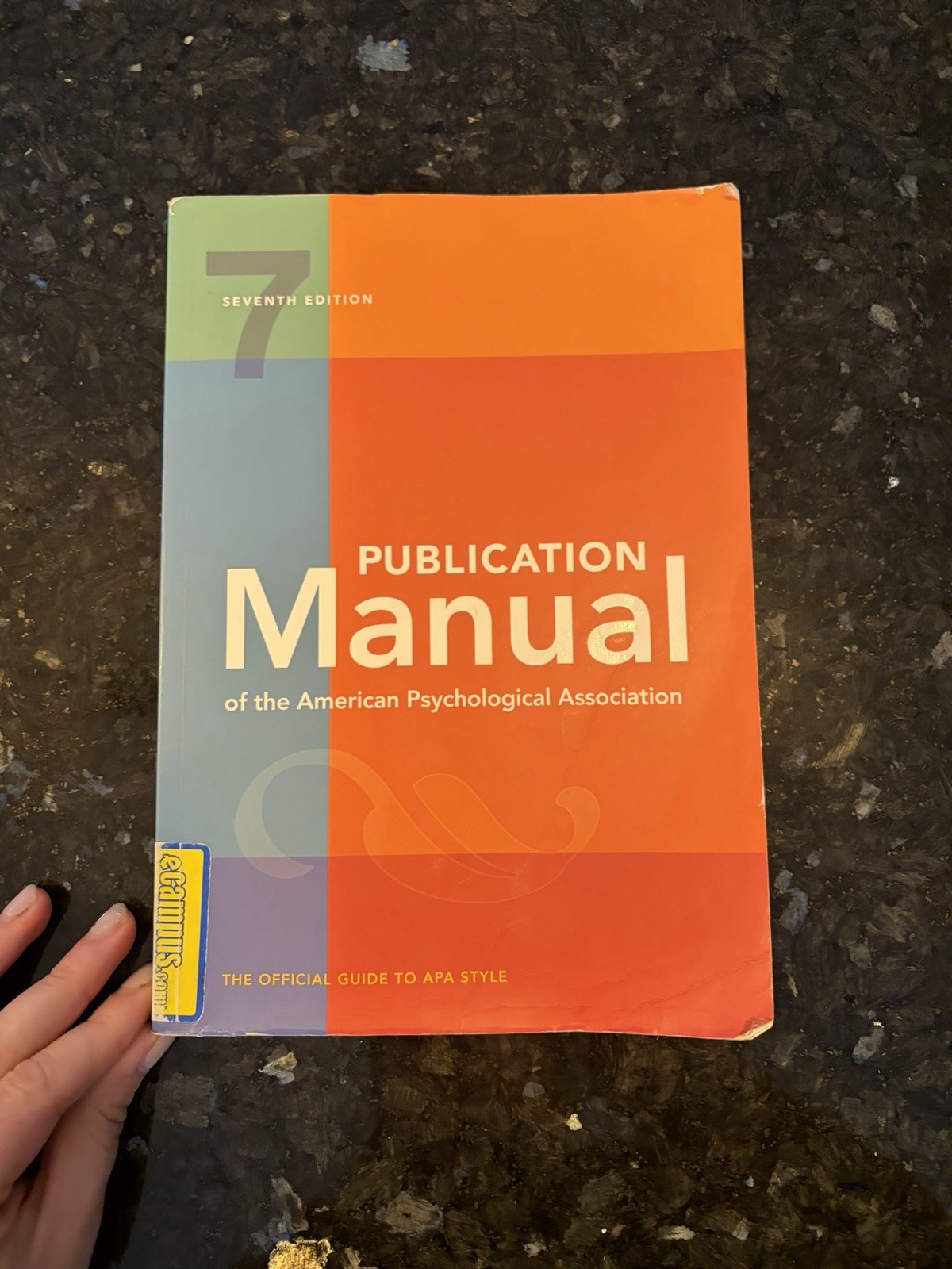 Publication Manual of The American Psychological Association 7th Edition