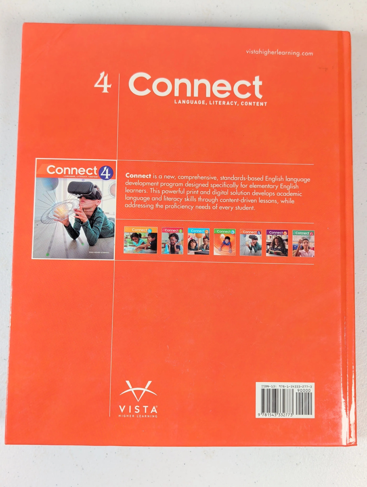 Connect 4 Language Literacy Content Vista Higher Learning Textbook Hardcover