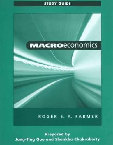 Study Guide for Macroeconomics – Paperback, by Farmer Roger – Very Good
