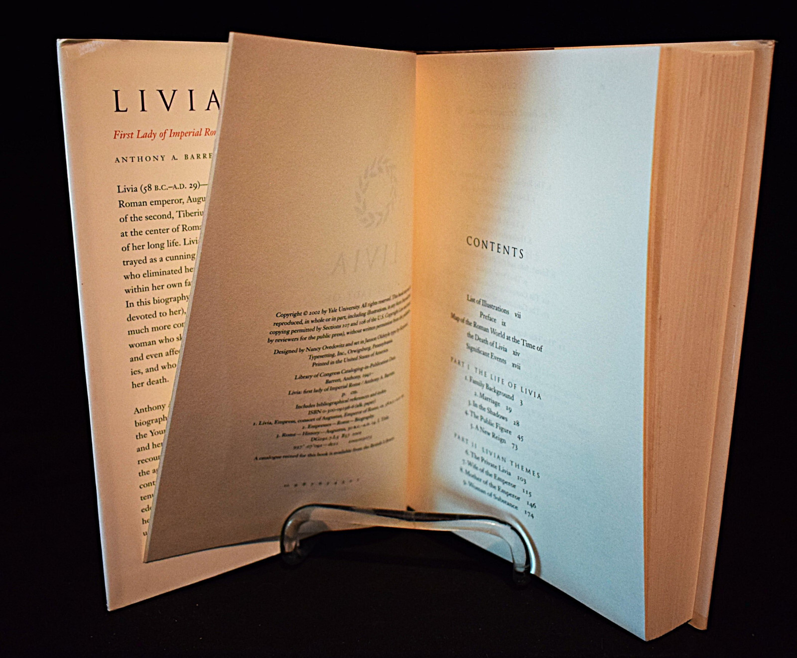 Livia : First Lady of Imperial Rome by Anthony A. Barrett ~c2002 ~Pages 425 ~HC