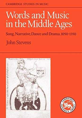 Words and Music in the Middle Ages: – Paperback, by Stevens John – Very Good
