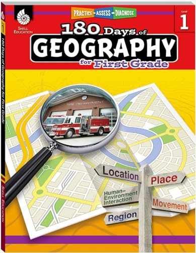 180 Days™: Geography for First – Paperback, by Anderson Rane – Very Good o