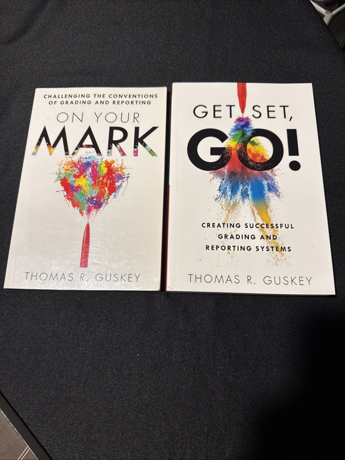 Thomas R Guskey Book Set Lot On Your Mark & Get Set, Go! Paperback
