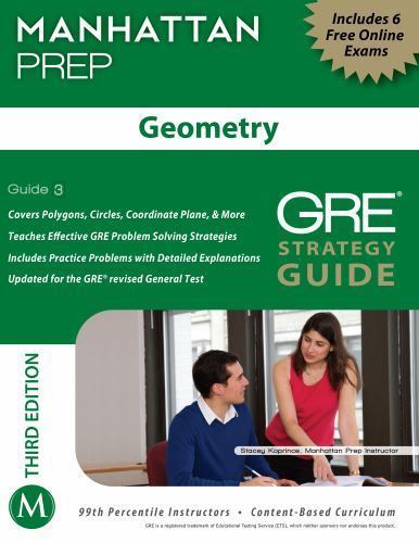 Geometry GRE Strategy Guide by Manhattan Prep Staff (2012, Trade Paperback)