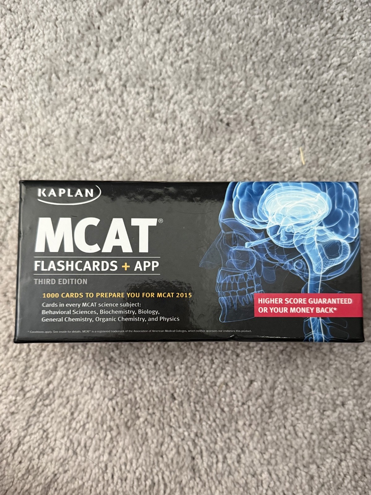 Kaplan MCAT Flashcards 3rd Edition