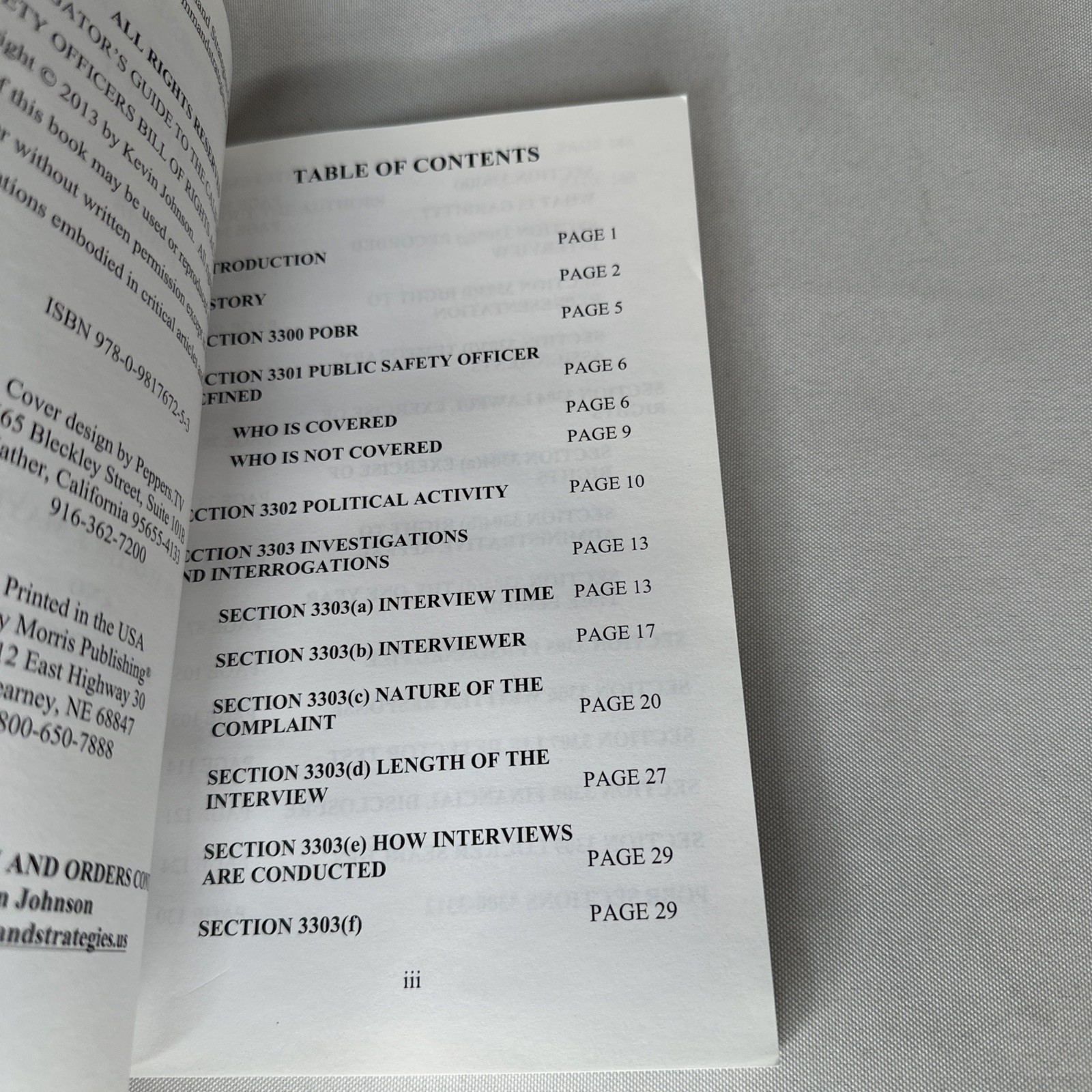 Investigators Guide California Public Safety Officers Bill of Rights Act 2nd Ed.