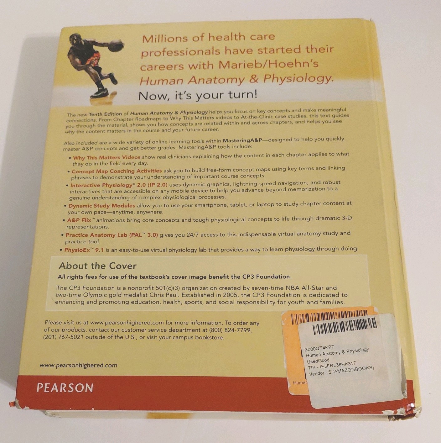 Human Anatomy and Physiology by Elaine N. Marieb and Katja Hoehn (Hardcover)