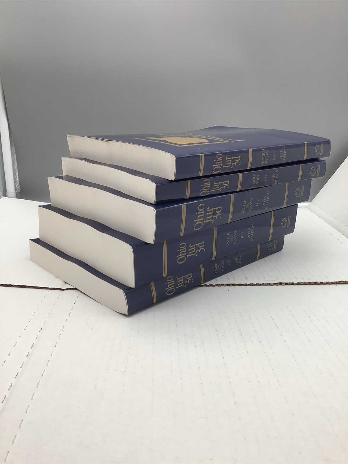Ohio Jurisprudence 3d Law Books – A to Z – 2025 Edition – Paperback – LIKE NEW