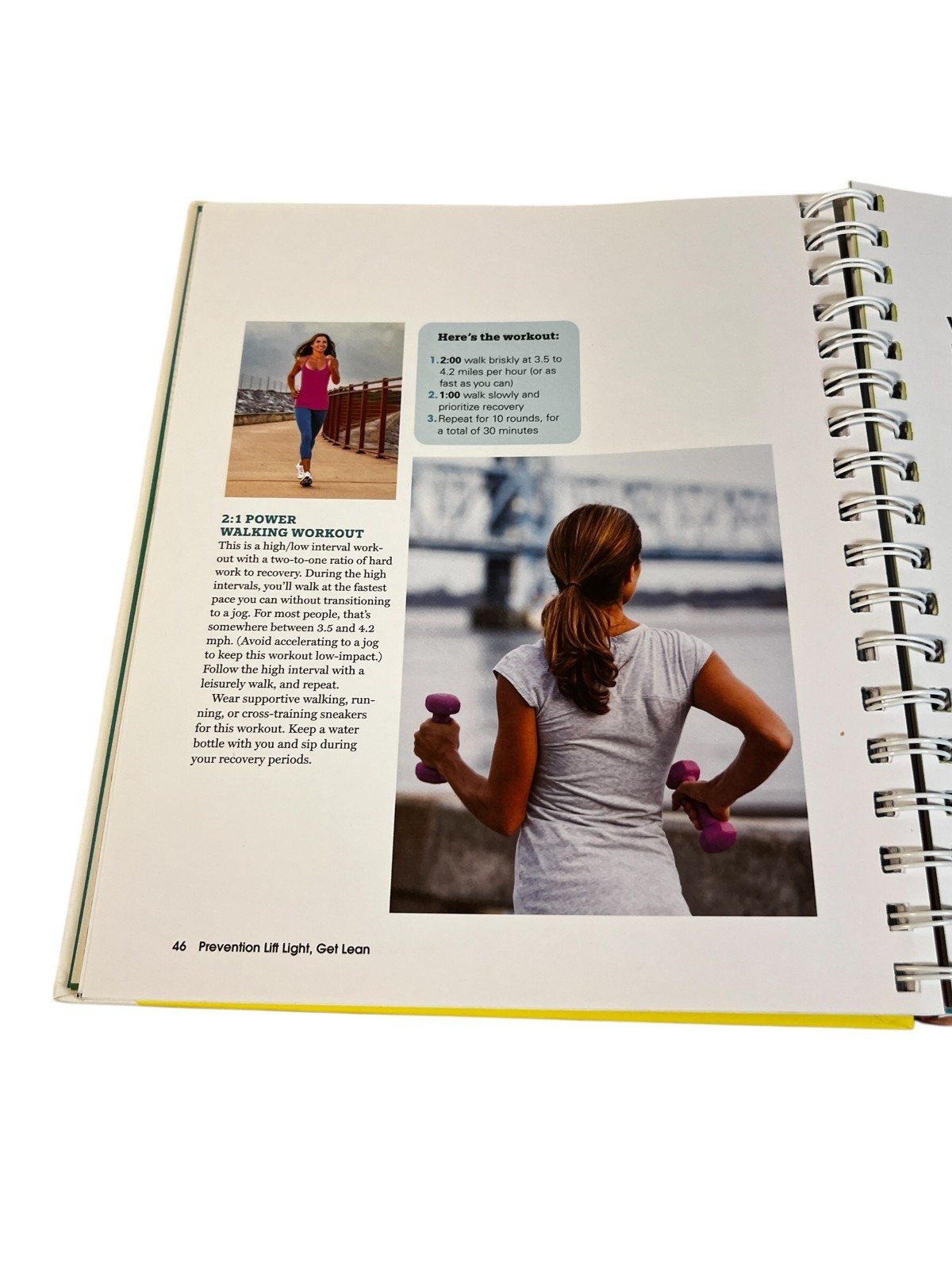 Lift Light Get Lean Book 28 Day Workout Plan Prevention Spiral