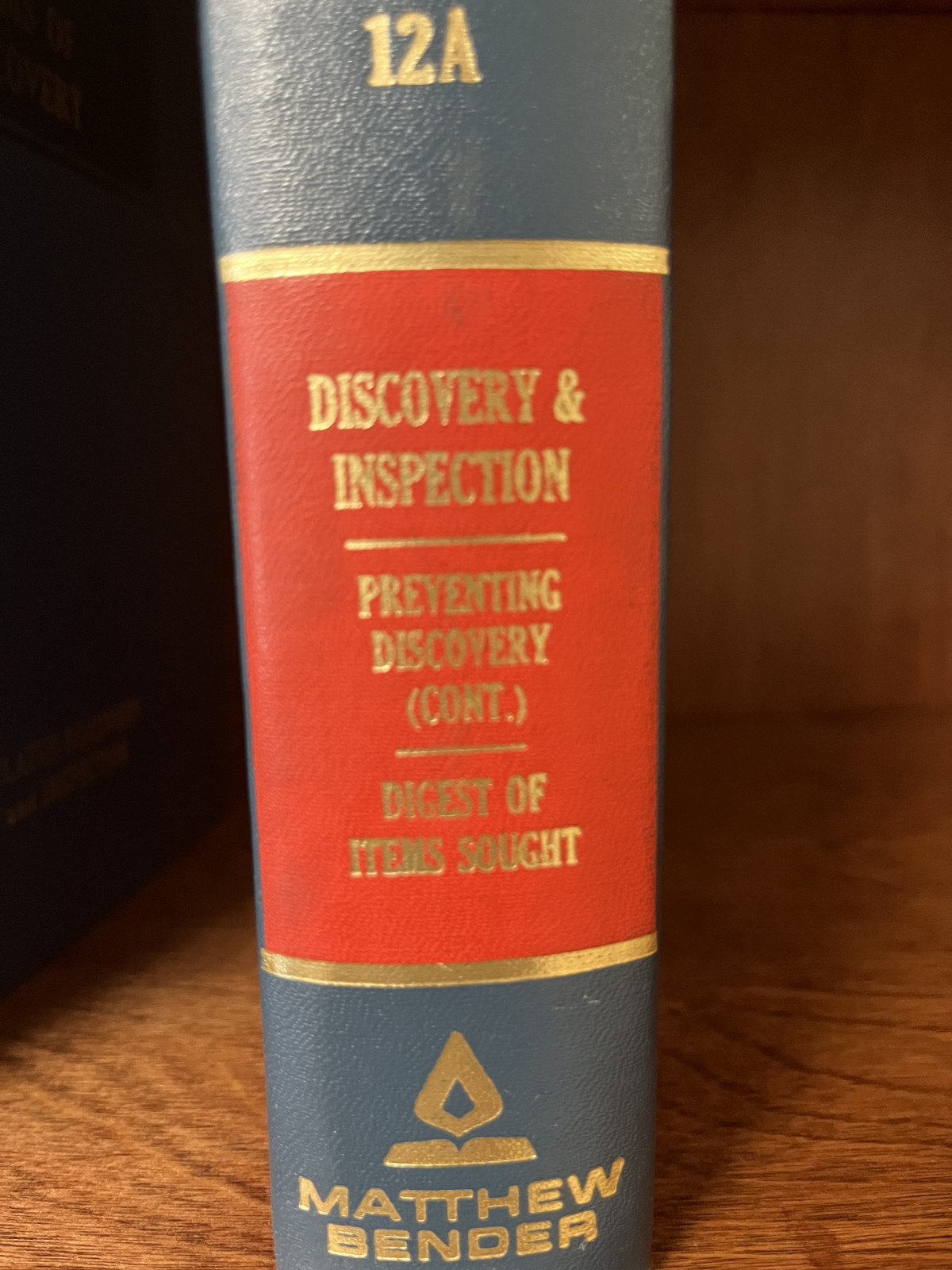 Bender’s Forms of Discovery Set Of 3 Vol. 11, 12, 12a, pub 1971 w/1977 supplemen