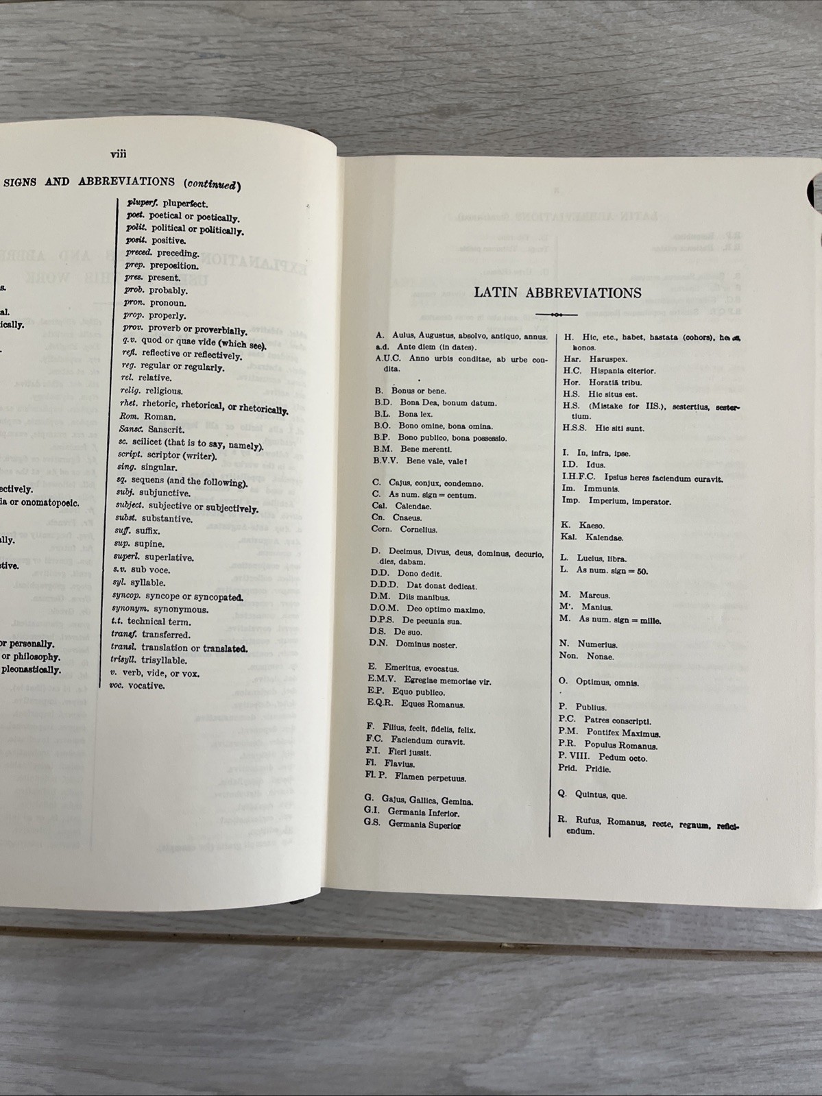 Vintage Cassell’s Latin-English and English-Latin Dictionary Funk & Wagnalls K1