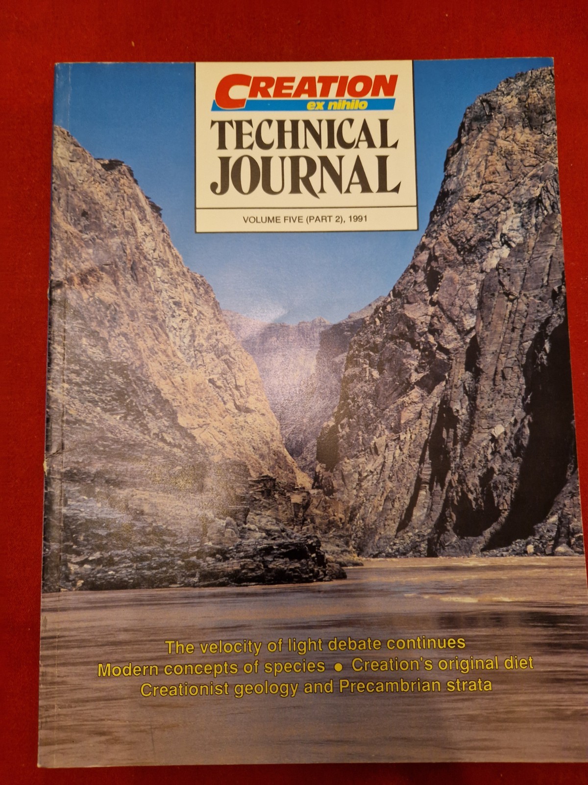Creation Ex Nihilo Technical Journal 4 issues – see pictures for details