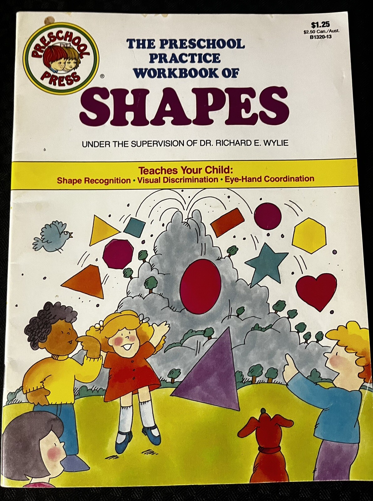Vintage 1988 “The Preschool Practice Workbook Of Shapes” Richard E. Wylie