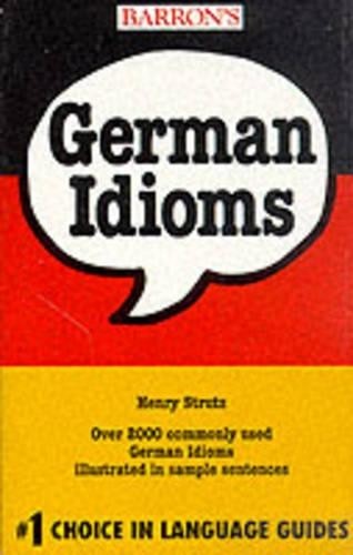 German Idioms (Barrons) by Strutz, Henry Paperback Book The Fast Free Shipping