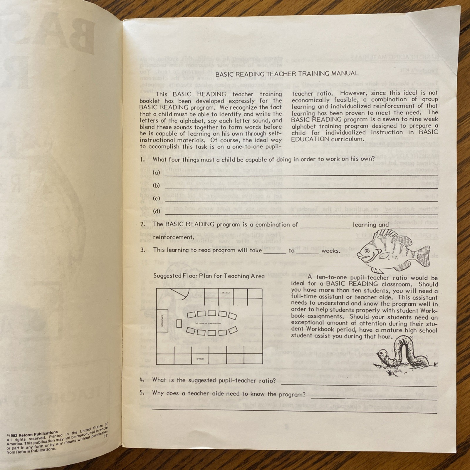 Basic Reading 1981/82 Teacher Training Learn ACE School Of Tomorrow PACE Phonics