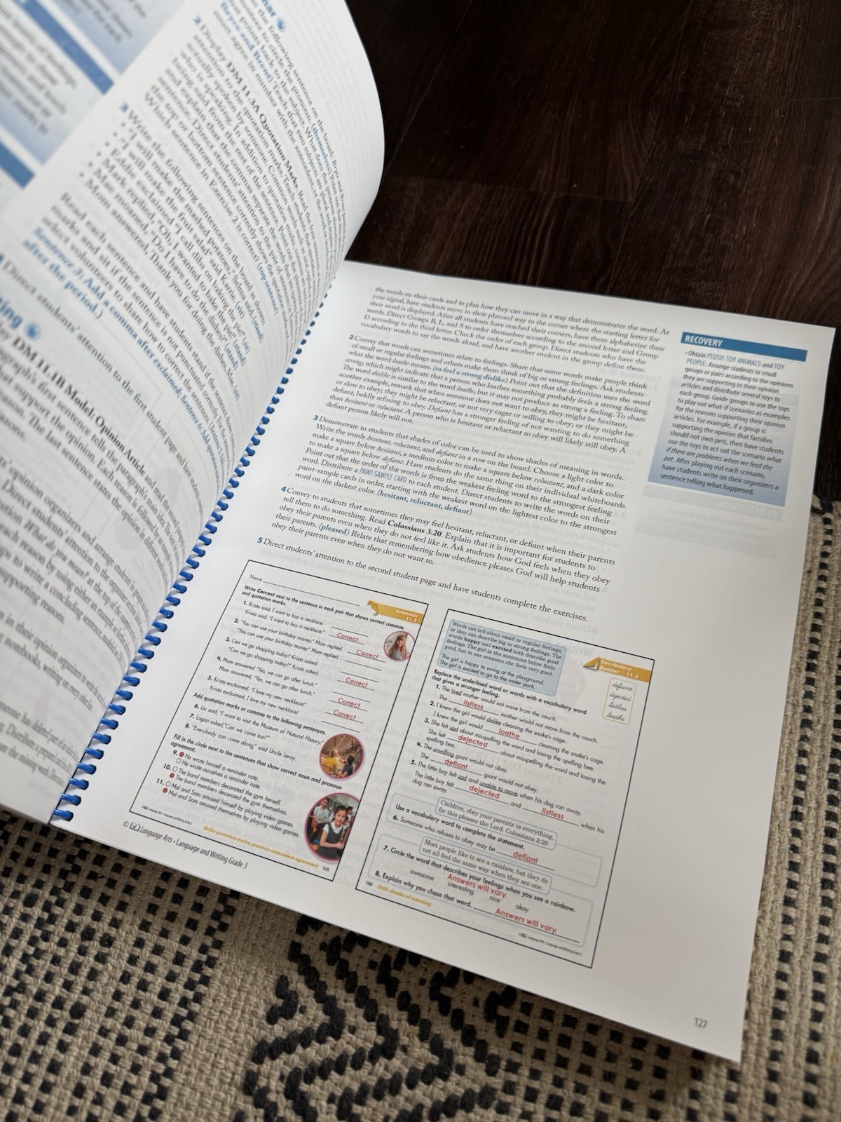 Purposeful Design Language Arts Language and Writing Grade 3 TEACHER Book ACSI